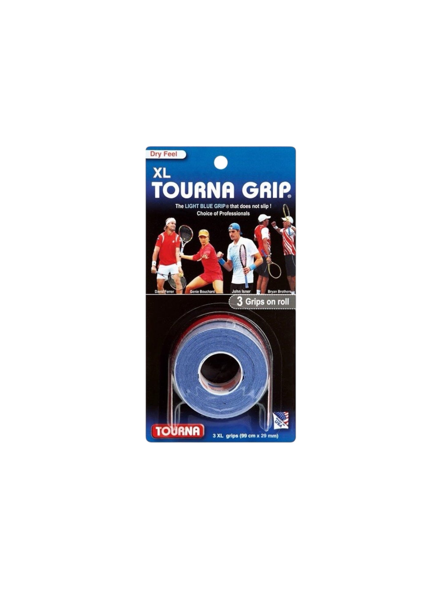 Tourna Grip XL 3-Pack White